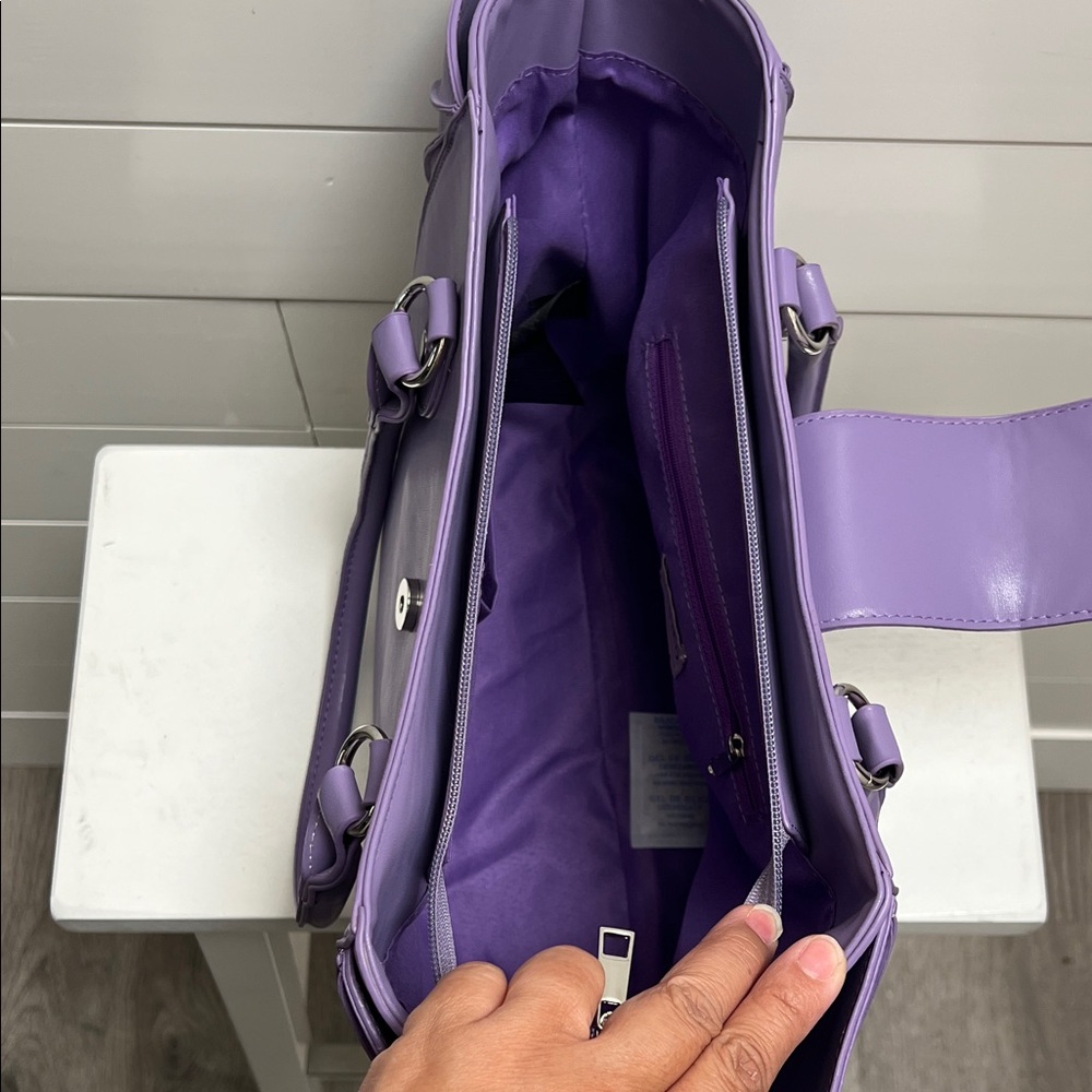 NWT Banned Lilac Bat Tote Bag - Picture 3 of 10